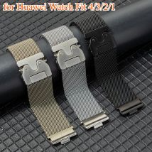 Cinturino milanese per Huawei Watch Fit 4/4 Pro Bracciale di lusso in acciaio inossidabile per Huawei Watch Fit3/2/1 Accessori per cinturini