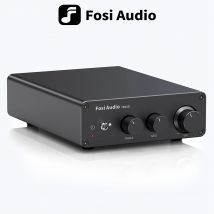 Fosi Audio 300Wx2 amplificador de potencia de sonido HiFi actualización nuevo amplificador estéreo TPA3255 Clase D con graves agudos para altavoz doméstico