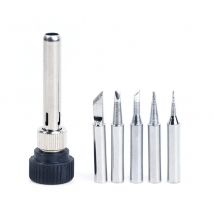 Solder Iron Tips Set Soldering Station Iron Handle Adapter I+B+K+3C+2.4D For 936 937 8586 852D Soldering Stations