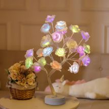 30 LED Rose Schreibtisch lampe, Valentinstag USB Rose Baum Lampe, Nachttisch Nachtlicht, Heim dekoration, Party, Hochzeit, Schlafzimmer Dekor