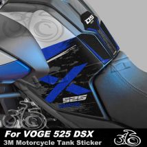 Per Voge Valico 525 DSX 525DSX 2023 2024 2025 3M Moto Rilievo del Carro Armato Adesivo Gas Ginocchio Grip Anti-Slip Protezione del Serbatoio Decalcomanie