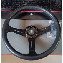 Volante da corsa per auto Nardi 14 pollici ND PU Volante sportivo universale alla deriva di mais profondo con logo ND