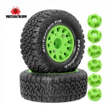 RED SPIDER 4PCS 1:10 Short Course Truck Reifen Gummireifen 12mm Sechskant für 1/10 RC Auto Traxxas Slash Arrma Senton HuanQi 727 Vkar 10