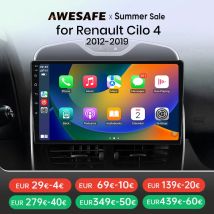 AWESAFE PX9 Autoradio Autoradio per Renault Clio 4 2012-2019 Senza Fili Carplay Schermo Android Auto