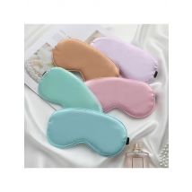 1pcs Imitated Silk Eye Cover Sleep Mask Sleeping Padded Shade Patch Eyemask Women Men Relax Rest Soft Blindfold Travel Eyepatch