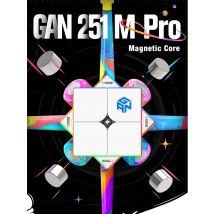 GAN 251M Gan251 M Pro Magnetic Magic Cube Speed Puzzle 2×2 Professional 2x2 Children's Toy (Gan251 V2 No Magnetic) Cubo Magico