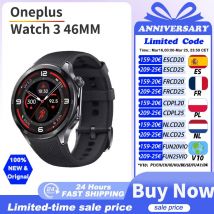 Versión global OnePlus Watch 3 Reloj inteligente Pantalla AMOLED de 1,5 pulgadas Memoria de 32 GB Snapdragon W5 Wear OS de Google IP68