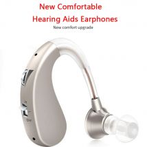Boost-Hörkopfhörer, Ohrbügel, Aufladen, Komfort, unterstütztes Hören, Headset, verstellbarer Klang, einzelner Ohrhörer für ältere Menschen