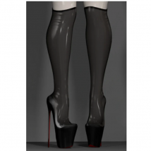 Schwarz Matte Plattform Über Knie Stiefel Spitz Dünne High Heel Mode Sexy Winter Große Größe 2025, Frau Schuhe Zapatillas Mujer