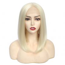 Bchr Lace Front Perücke honig blonde farbige synthetische kurze Bob Perücken für Frauen