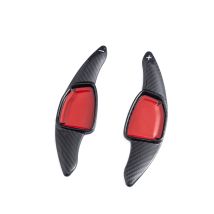 Genuine Carbon Fiber Car Steering Wheel Shift Paddles Shifter Extensions For Audi RS3 RS4 RS5 RS6 RS7 RS e-tron GT 2020-2023