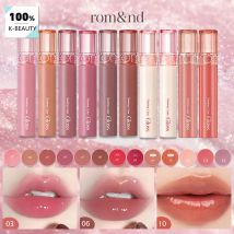 rom&nd Glasting Color Gloss, Texture Lucida e Cremosa, Effetto Specchio 3D, Lucidalabbra, Trucco di Lusso, Cosmetico Coreano, K-Beauty, Makeup Coreano