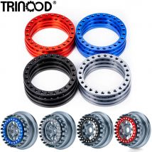 TRINOOD 4PCS CNC Aluminium Rad Äußere Beadlock Ring für T-raxxas UDR 1/7 RC Rock Crawler Buggy Truck Upgrade Teile