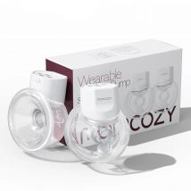 Tiralatte doppio Momcozy S12 Pro Pompa vivavoce, indossabile e wireless con flangia morbida a doppia tenuta, 3 modalità e 9 livelli