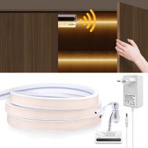 DC24V COB Neon LED Lichter mit Bewegungssensor Schalter Tür Öffnen Schalten Unter Schrank Licht Kleiderschrank Küche Streifen Lampe Beleuchtung