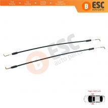 EDP70-1 2 Pieces Inner Door Release Locking Latch Bowden Cable Front 813101E030 for Hyundai Accent