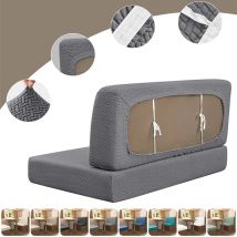 2 pz/set Polar Fleece RV Dinette Cuscini Coperture Stretch Copertura del Divano Cabina Coprisedili RV Camper Auto Panca Schienale Copertura