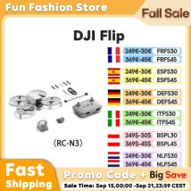 Dron DJI Flip Camera (RC-N3) 4K Lekki 3-osiowy Stabilizator Transportowy 13km Transmisja Wideo Start z Dłoni Automatyczny Powrót C0