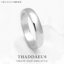 Band Ring  Classic Fine Jewerly For Women Men Lover Autumn Brand New Gift In 925 Sterling Silver