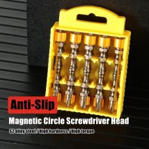 PH2 Härte 65/110 mm Schraubendreher-Bit, doppelter Kreuzkopf, sechseckiger Griff, Elektroschrauber mit magnetischem Ring, Schraubendreher-Set