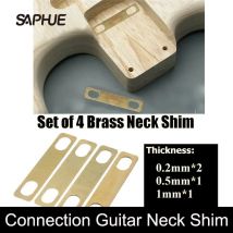 New 4PCS Guitar Neck Plate Guitar Gasket Replacement , Guitar Neck Shim,  Heightening Gasket Accessories
