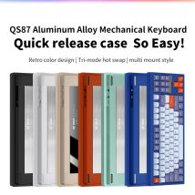 AJAZZ Light Krypton QS87 Tastiera wireless meccanica 87 tasti F13 con schermo Merat Axis