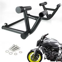Motorrad Stunt Käfig Stoßstange Rahmen Schutz Fit Für Yamaha FZ07 MT-07 2014-2024 XSR700 2015-2024 motor Autobahn Schutz Crash Bar