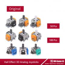 Joystick de efecto Hall de edición mejorada para PS5, módulo de Sensor de palo analógico 3D para PS4, controlador de la serie Xbox, 50/100 Uds.