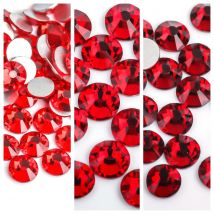 Siam Glass 3D Nail Art strass ss3 ss4 ss5 ss6 ss8 ss10 ss12 ss16 ss20 ss30 ss34 cristallo Non HotFix decorazioni per unghie