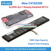 New 74Wh 80Wh Upgraded C41N2208 Battery 15.48V for ROG ALLY Gaming Handheld RC71L High-Capacity Replacement Battery