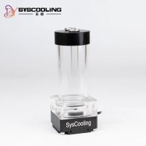 Syscooling P67D water cooling pump with 130mm reservoir for PC water cooling  support G1/4 thread in/out quiet pump