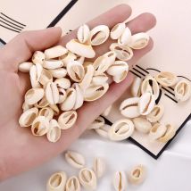 20-50Pcs Fahion Natural Shell Beads Charm Cut Seashells Without Holes Beads For Jewelry Making Handmade Bracelet Necklace