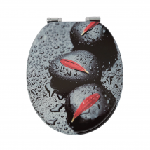 Sainos Wc sitz mit absenkautomatik Toilettendeckel mit Chiusura morbida, Toilettensitz mit. Toilettensitzeislav Badezimmerteile