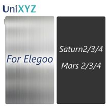 Piastra di stampa flessibile in acciaio armonico SLA/DLP con base magnetica per stampanti 3D Elegoo Saturn 2 3 4 Ultra Mars 2 3 4 Max Pro LCD UV
