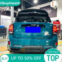 Für BMW MINI Countryman F60 2017-2023 Carbon Faser/FRP Glänzend Schwarz Spoiler Auto-Styling Schwanz Flügel geändert Außen Zubehör