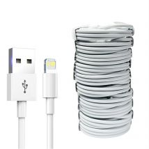 10PCS 1m 2m 3m Cavo di sincronizzazione dati di ricarica USB per Apple iPhone 12 11 PRO XS MAX XR 5S SE 6S 7 8 Plus iPad Mini Air2 Linea di ricarica