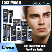 East Moon Hyaluronic Acid Facial Care Set Oil Control Skin Firming Increase Hydrate Deep Cleaning Face Moisturizer Cream for Men