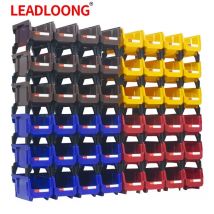 LEADLOONG V3 Garagenbox, 12 Stück, 11 x 5 x 5 Zoll/27,6 x 13,9 x 12,8 cm, Werkstattwarenregale, Organizer, Behälter, Schraubenteile, Hardware-Aufbewahrungskoffer