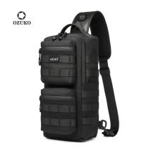 Ozuko Brusttasche Outdoor Sports Herren Oblique Straddle Umhängetasche Wasserdichte Herren One Shoulder Umhängetasche