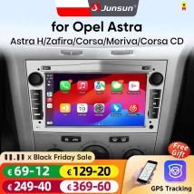 Junsun Wireless CarPlay Android Auto Radio per Opel Astra HJ Vectra Vauxhall Antara Zafira corcorards 4GWiFi GPS 2dinBluetooth