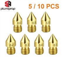 5/10PCS MK8 Messing Düse 0,2 MM 0,3 MM 0,4 MM 0,5 MM Extruder Druckkopf Düse für 1,75 MM CR10 CR10S Ender-3 3D Drucker Zubehör