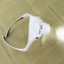 Kopflupe mit 4 LED-Lichtern, Kopfmontage-Lupenbrille, 5 abnehmbare Linse, 1 x 1,5 x 2,0 x 2,5 x 3,5 x zum Lesen und Reparieren