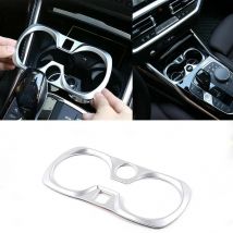 Für BMW G20 G28 2019 UP Auto Innen Zentralen Wasser Tasse Halter Rahmen Trim Silber Nur LHD