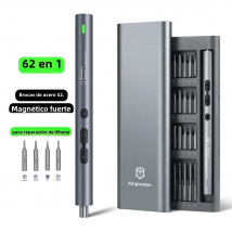 Juego de destornilladores eléctricos de precisión 62/6 en 1, kits de herramientas eléctricas, Mini brocas pequeñas inalámbricas recargables para reparación de móviles Xiaomi