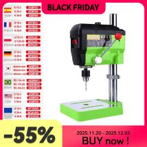 ALLSOME BG-5168E 680W Taladro Prensa Mini Taladro eléctrico