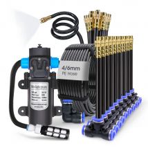 360 °   Regolazione della rotazione libera Sistema di irrigazione a spruzzo flessibile in ottone Pompa di raffreddamento da giardino Set di irrigazione Interfaccia di connessione rapida