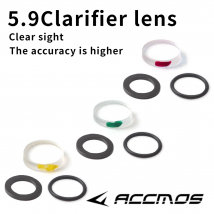 LENS CLARIFIER Compound Pfeil und Bogen Peep Core Sight 4x 6x 8x Sight Lens Lupe 1 Set