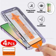 1/2/3/4 SZT. Szkło Hartowane do Samsung Galaxy A56, Szkło Hartowane 9H Bezpyłowe, Pełne Pokrycie Klejem, Ochraniacz Ekranu 9H do Samsung A56