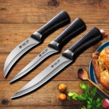 Wysokiej jakości nóż do ostrzenia kości ze stali nierdzewnej z zestawem noży, ostre noże kuchenne, nóż do krojenia, nóż uniwersalny, narzędzia kuchenne, cuchillos para carnes