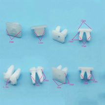 50 pz clip di fissaggio in plastica fissaggio faro per auto fanale posteriore lampada dello sterzo testa quadrata fermo viti dado di fissaggio